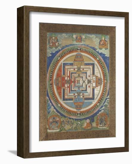 Mandala de Kâlacakra-null-Framed Giclee Print