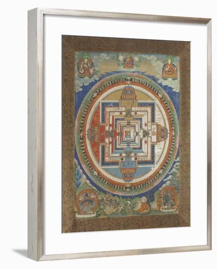 Mandala de Kâlacakra-null-Framed Giclee Print