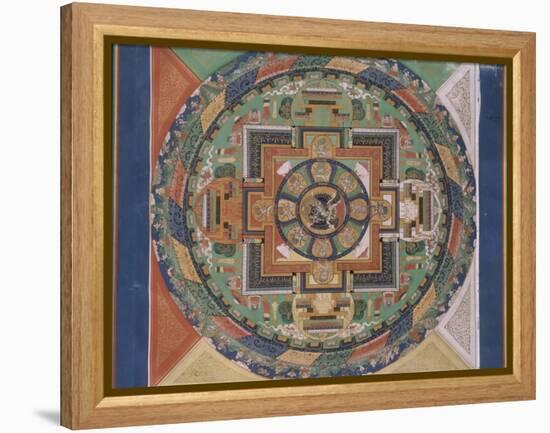 Mandala de Mahâvajrabhairava-null-Framed Premier Image Canvas