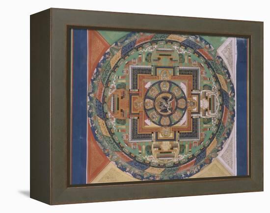 Mandala de Mahâvajrabhairava-null-Framed Premier Image Canvas