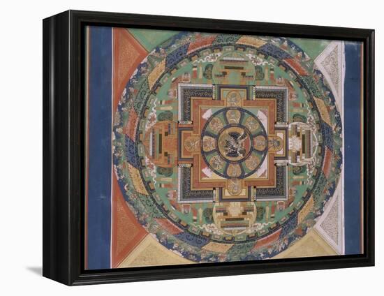 Mandala de Mahâvajrabhairava-null-Framed Premier Image Canvas