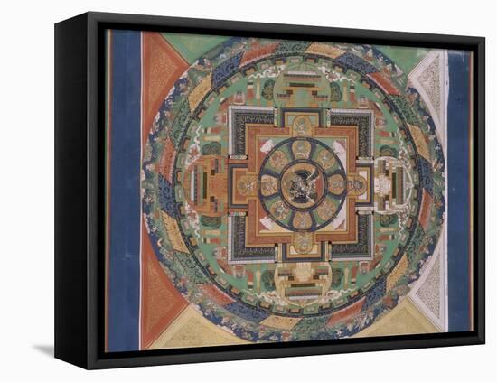 Mandala de Mahâvajrabhairava-null-Framed Premier Image Canvas