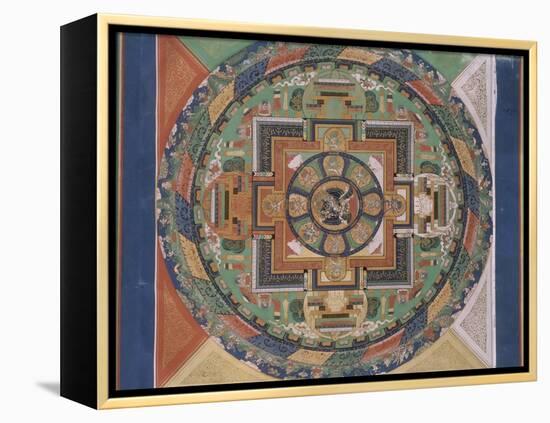 Mandala de Mahâvajrabhairava-null-Framed Premier Image Canvas