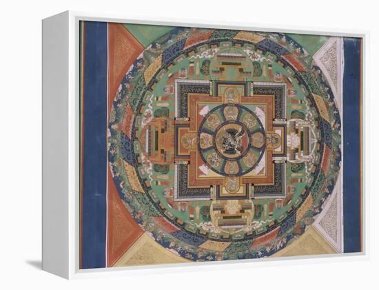 Mandala de Mahâvajrabhairava-null-Framed Premier Image Canvas