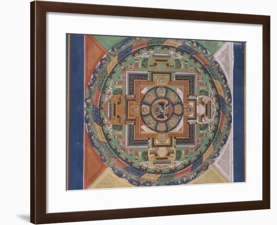 Mandala de Mahâvajrabhairava-null-Framed Giclee Print