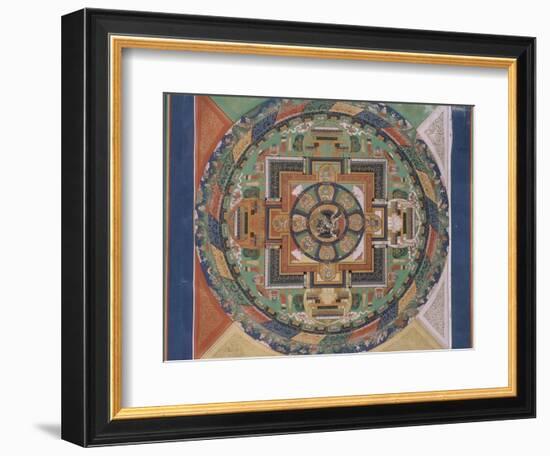 Mandala de Mahâvajrabhairava-null-Framed Giclee Print