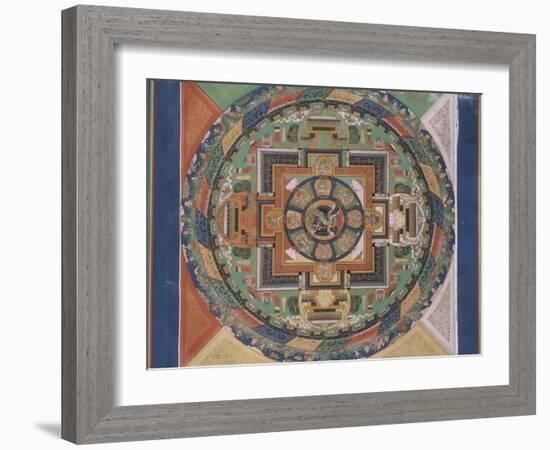 Mandala de Mahâvajrabhairava-null-Framed Giclee Print