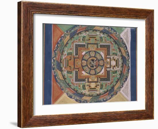 Mandala de Mahâvajrabhairava-null-Framed Giclee Print