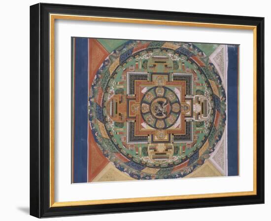 Mandala de Mahâvajrabhairava-null-Framed Giclee Print