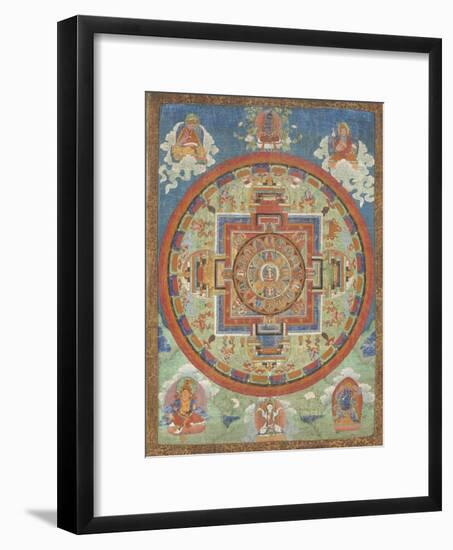 Mandala de Sitâtapatrâ-null-Framed Premium Giclee Print