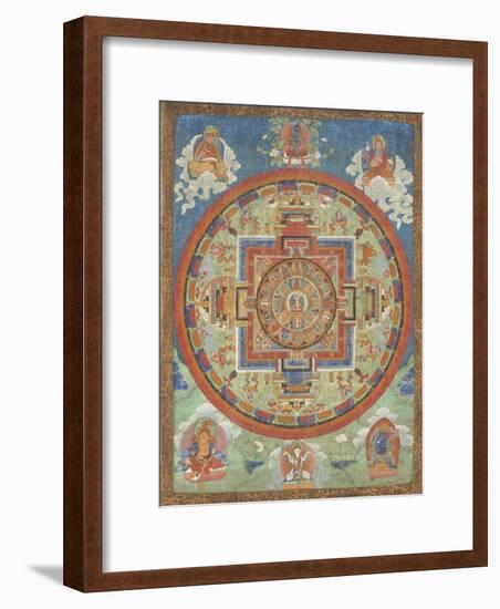 Mandala de Sitâtapatrâ-null-Framed Premium Giclee Print