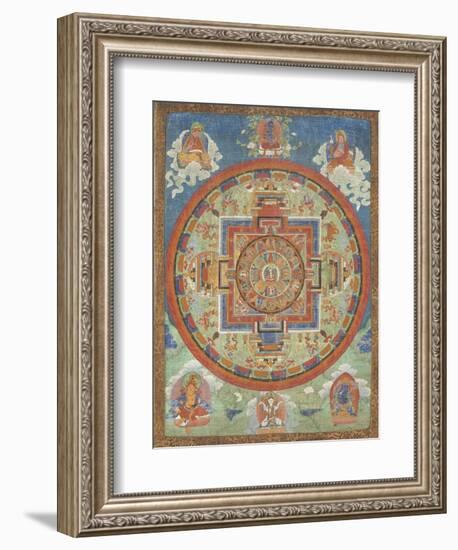 Mandala de Sitâtapatrâ-null-Framed Giclee Print