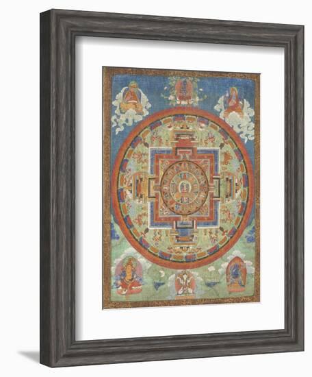 Mandala de Sitâtapatrâ-null-Framed Giclee Print