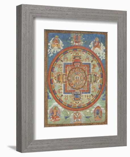 Mandala de Sitâtapatrâ-null-Framed Giclee Print