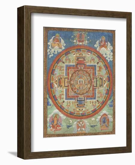 Mandala de Sitâtapatrâ-null-Framed Giclee Print