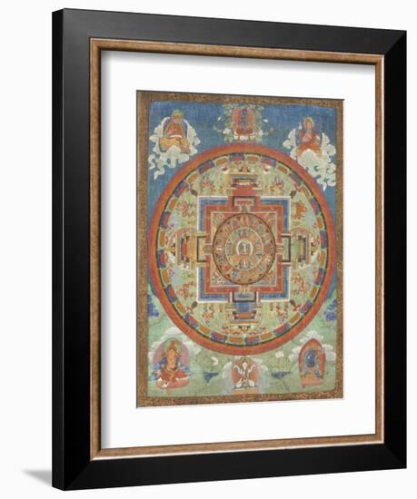 Mandala de Sitâtapatrâ-null-Framed Giclee Print