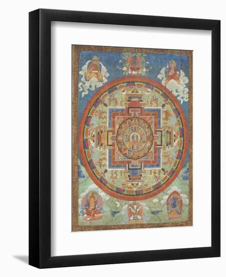 Mandala de Sitâtapatrâ-null-Framed Giclee Print