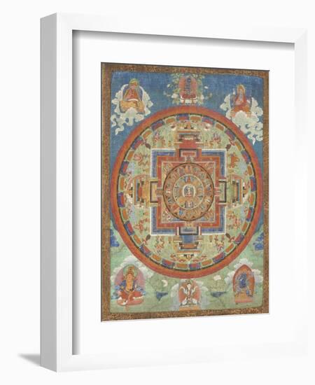 Mandala de Sitâtapatrâ-null-Framed Giclee Print