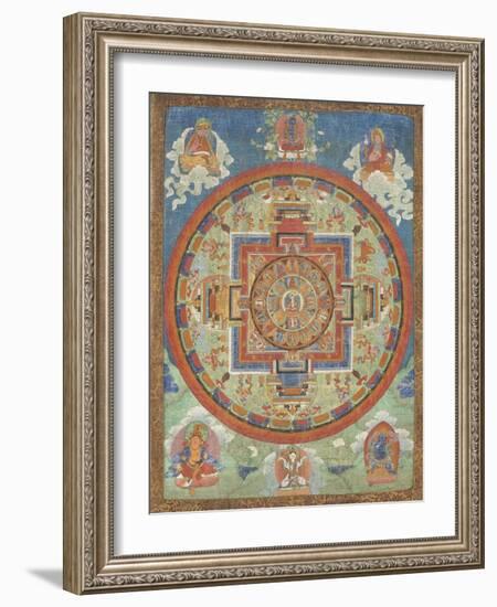 Mandala de Sitâtapatrâ-null-Framed Giclee Print