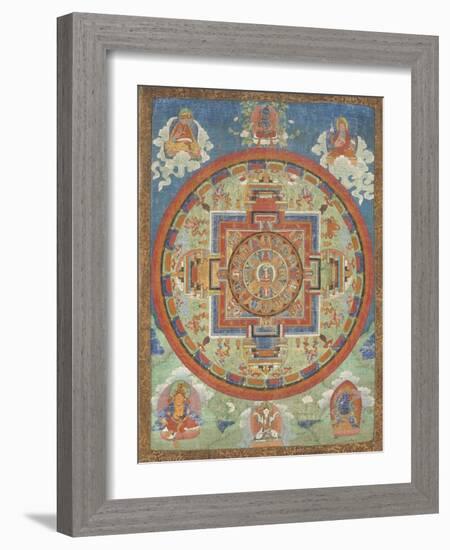 Mandala de Sitâtapatrâ-null-Framed Giclee Print