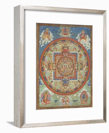 Mandala de Sitâtapatrâ-null-Framed Giclee Print