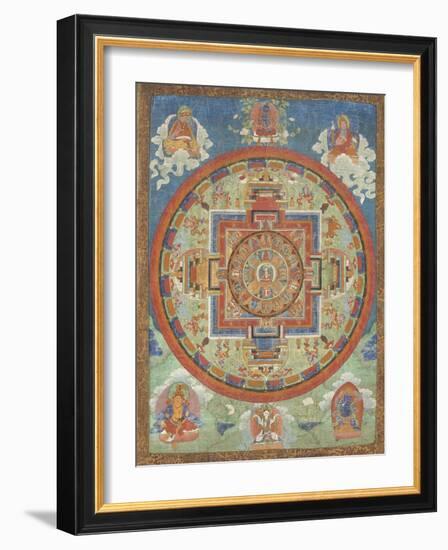 Mandala de Sitâtapatrâ-null-Framed Giclee Print