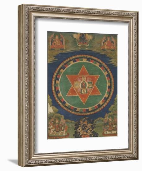 Mandala de Vajravârâhi (rDo-rje phag-mo)-null-Framed Giclee Print