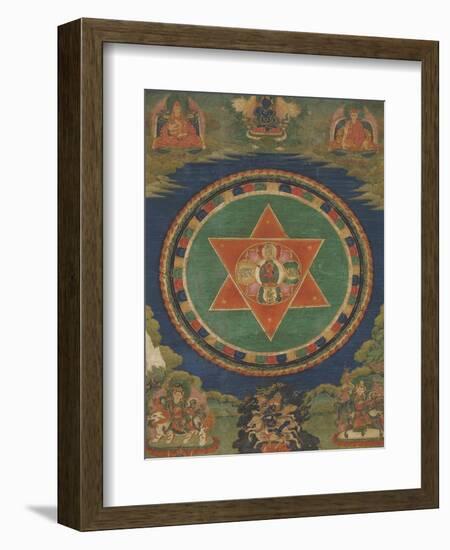 Mandala de Vajravârâhi (rDo-rje phag-mo)-null-Framed Giclee Print