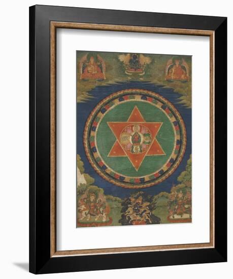 Mandala de Vajravârâhi (rDo-rje phag-mo)-null-Framed Giclee Print