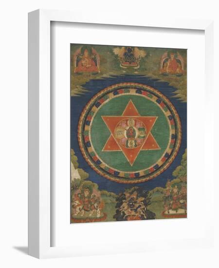 Mandala de Vajravârâhi (rDo-rje phag-mo)-null-Framed Giclee Print