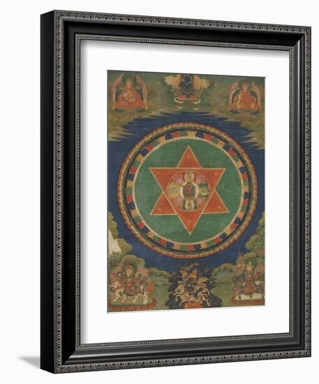 Mandala de Vajravârâhi (rDo-rje phag-mo)-null-Framed Giclee Print