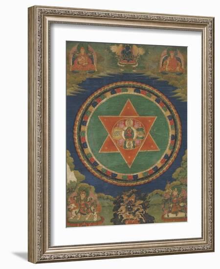 Mandala de Vajravârâhi (rDo-rje phag-mo)-null-Framed Giclee Print