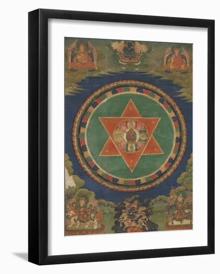 Mandala de Vajravârâhi (rDo-rje phag-mo)-null-Framed Giclee Print