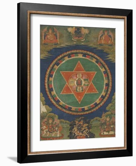 Mandala de Vajravârâhi (rDo-rje phag-mo)-null-Framed Giclee Print