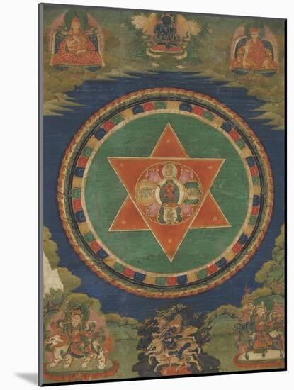 Mandala de Vajravârâhi (rDo-rje phag-mo)-null-Mounted Giclee Print
