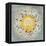 Mandala Delight IV Yellow Grey-Danhui Nai-Framed Stretched Canvas