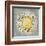 Mandala Delight IV Yellow Grey-Danhui Nai-Framed Art Print