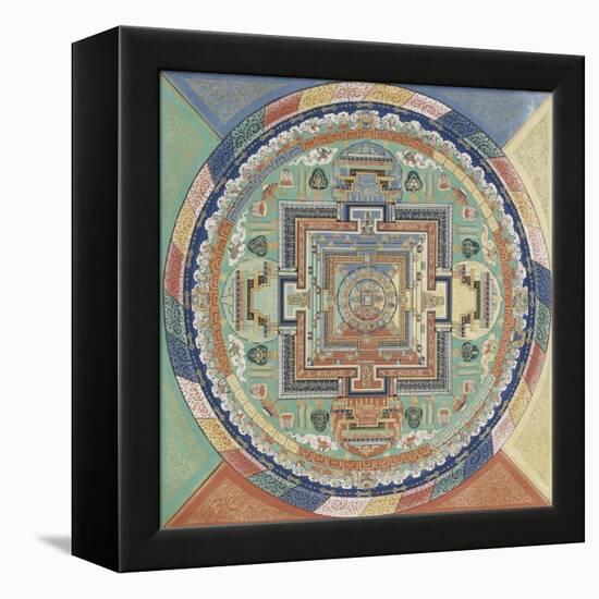 Mandala du Potala de Lhassa-null-Framed Premier Image Canvas