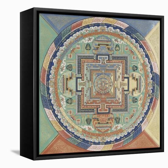 Mandala du Potala de Lhassa-null-Framed Premier Image Canvas