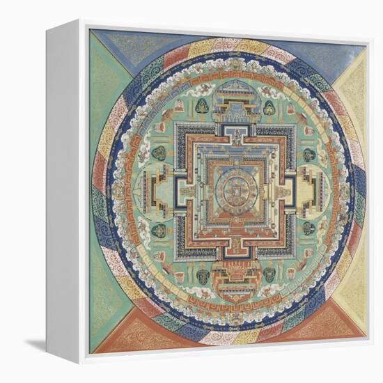 Mandala du Potala de Lhassa-null-Framed Premier Image Canvas