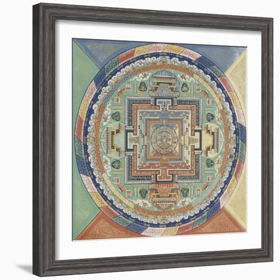 Mandala du Potala de Lhassa-null-Framed Giclee Print