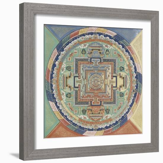 Mandala du Potala de Lhassa-null-Framed Giclee Print