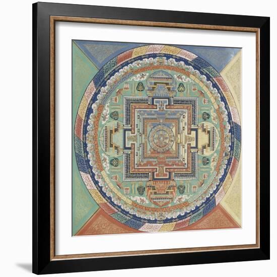 Mandala du Potala de Lhassa-null-Framed Giclee Print