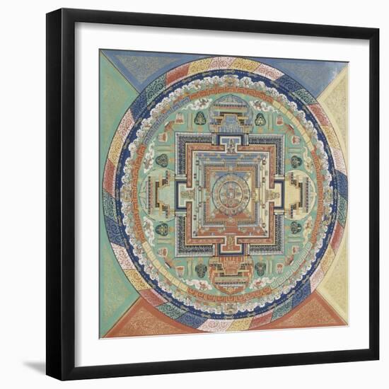 Mandala du Potala de Lhassa--Framed Giclee Print