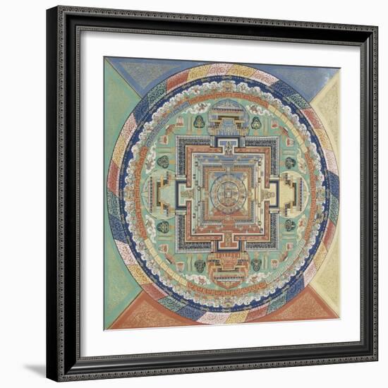 Mandala du Potala de Lhassa-null-Framed Giclee Print