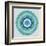 Mandala Floral - Azure-Sam Kemp-Framed Giclee Print