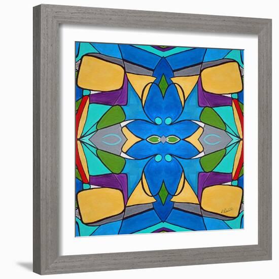 Mandala Fourteen B-Ruth Palmer-Framed Art Print