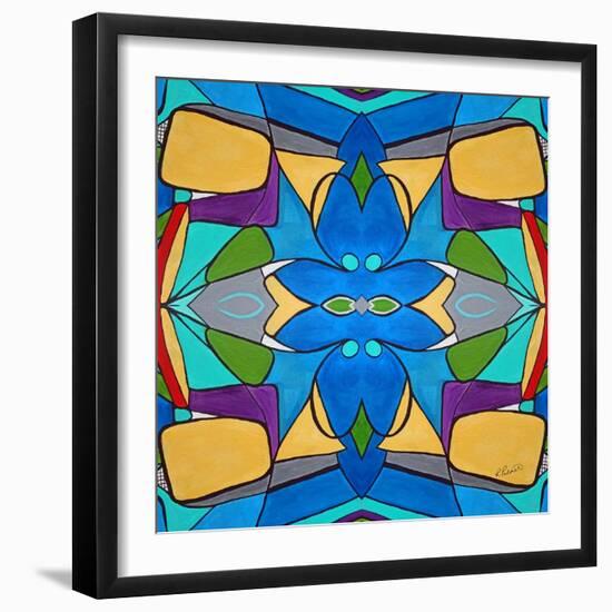 Mandala Fourteen B-Ruth Palmer-Framed Art Print