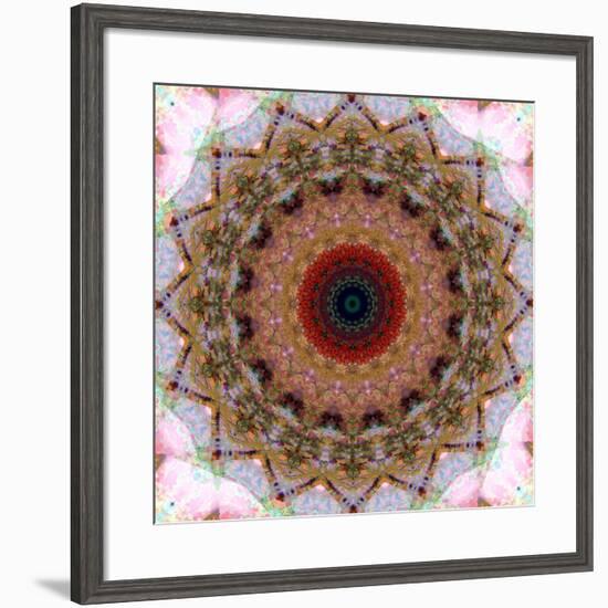 Mandala from Flowers-Alaya Gadeh-Framed Photographic Print