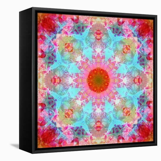 Mandala from Flowers-Alaya Gadeh-Framed Premier Image Canvas